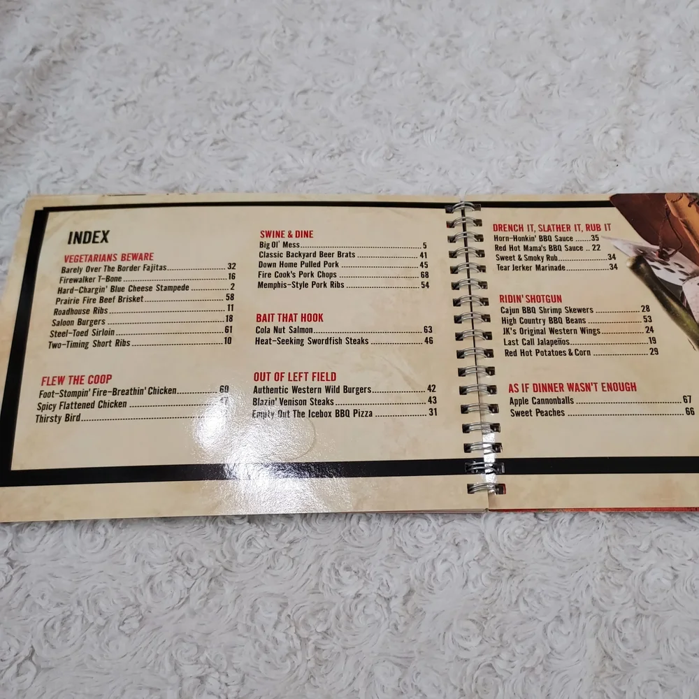 Marlboro Vintage 2004 Cook Like A Man Cookbook Grilling BBQ Cowboy Tobacciana